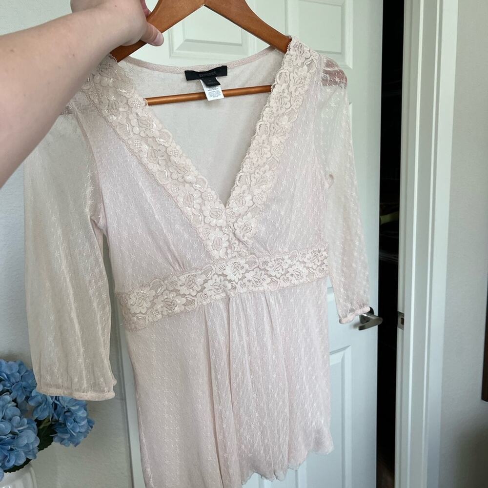 Vintage Y2K express lace blouse